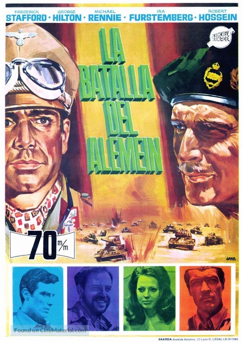 Battaglia di El Alamein, La - Spanish Movie Poster