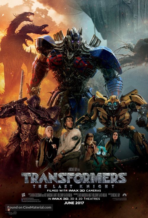 Transformers: The Last Knight - Indonesian Movie Poster