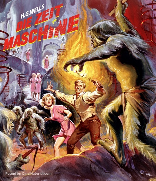The Time Machine - German Movie Cover