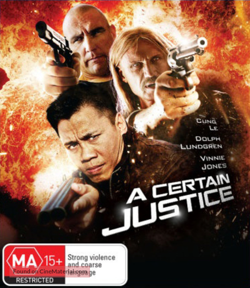 A Certain Justice - Australian Blu-Ray movie cover
