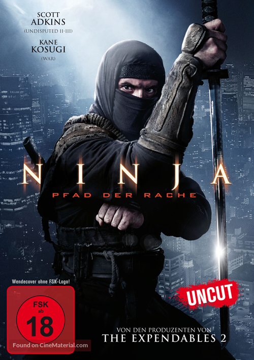 Ninja: Shadow of a Tear - German DVD movie cover