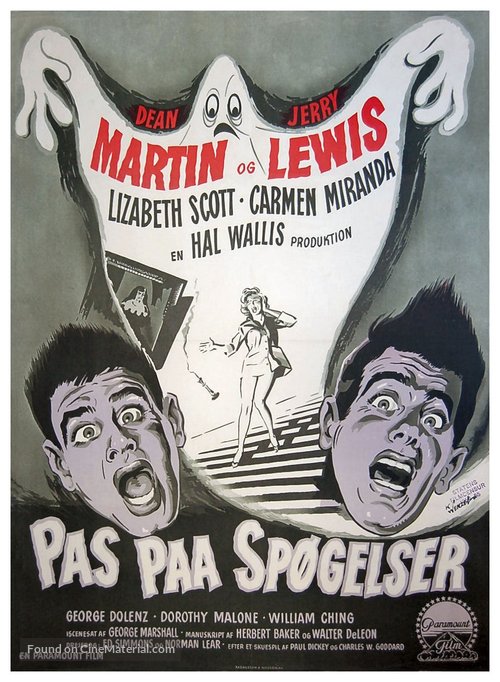 Scared Stiff - Danish Movie Poster