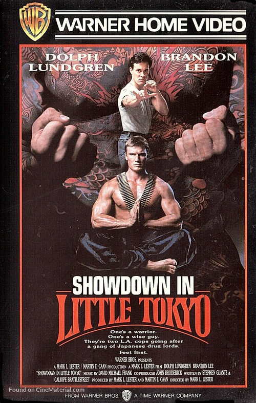 Showdown In Little Tokyo - Finnish VHS movie cover