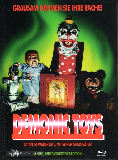 Demonic Toys - German Blu-Ray movie cover