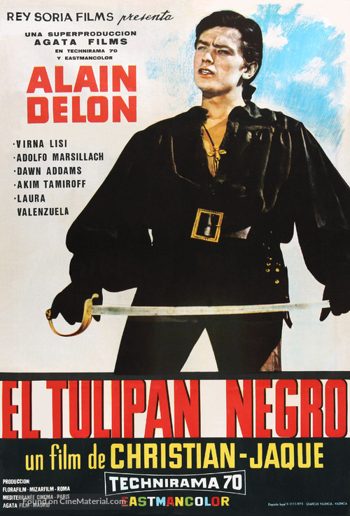 La tulipe noire - Spanish Movie Poster