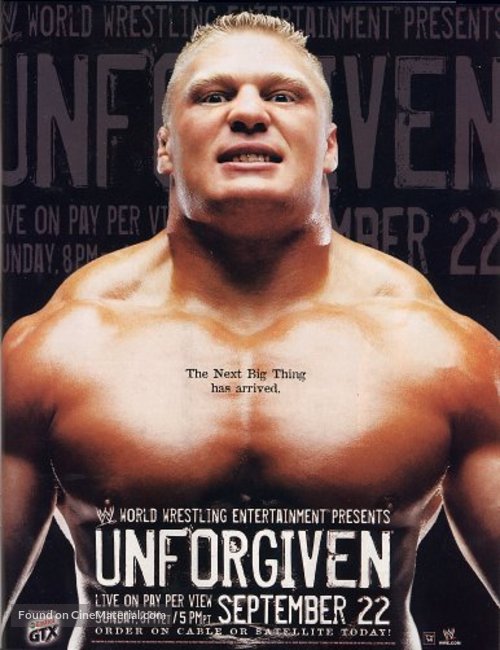 WWE Unforgiven - Movie Poster