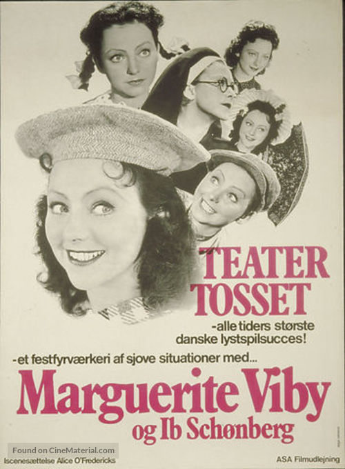 Teatertosset - Danish Movie Poster