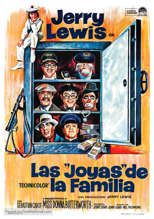 The Family Jewels - Spanish Movie Poster