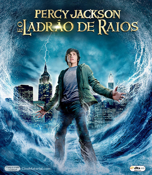 Percy Jackson &amp; the Olympians: The Lightning Thief - Brazilian Movie Cover