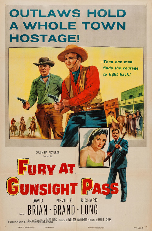 Fury at Gunsight Pass - Movie Poster