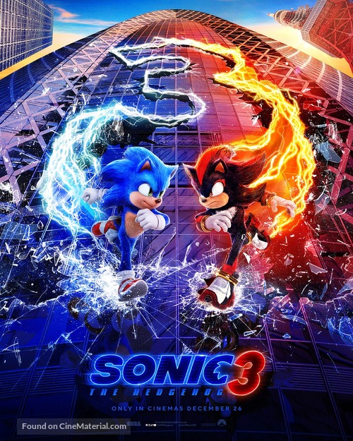 Sonic the Hedgehog 3 - Singaporean Movie Poster