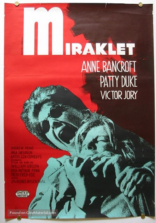 The Miracle Worker - Swedish Movie Poster