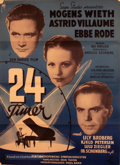 24 timer - Danish Movie Poster