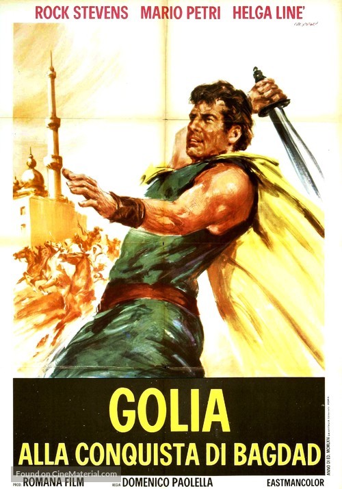 Golia alla conquista di Bagdad - Italian Movie Poster