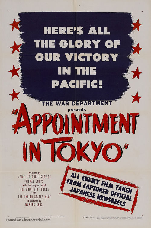 Appointment in Tokyo - Movie Poster