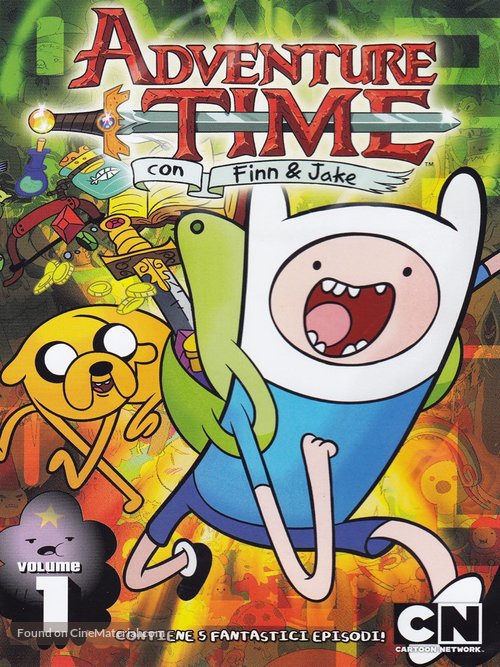 &quot;Adventure Time with Finn and Jake&quot; - Italian DVD movie cover