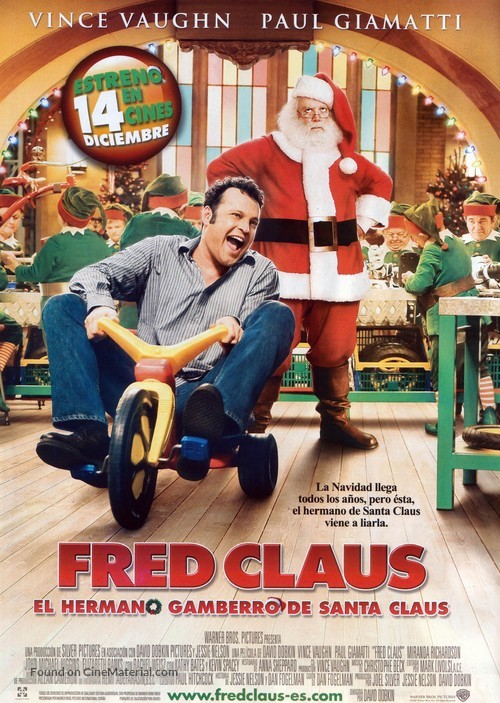 Fred Claus - Spanish Movie Poster
