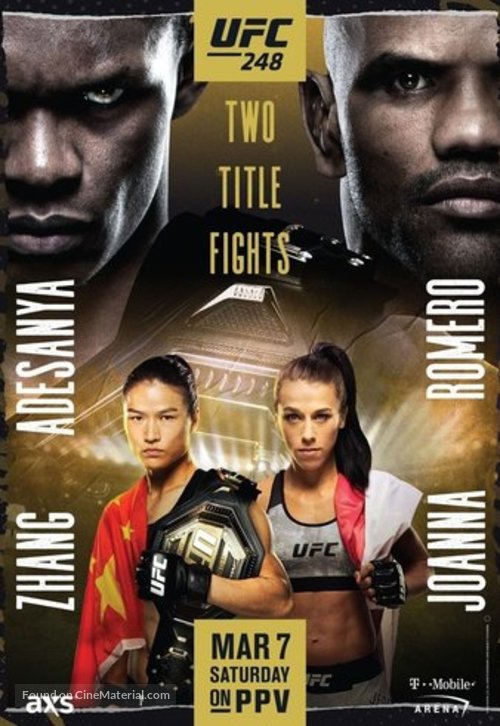 UFC 248: Adesanya vs. Romero - Movie Poster