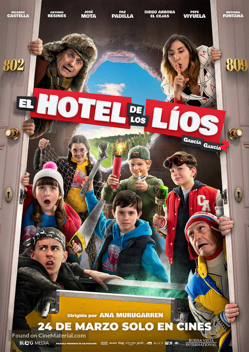 El hotel de los l&iacute;os - Spanish Movie Poster