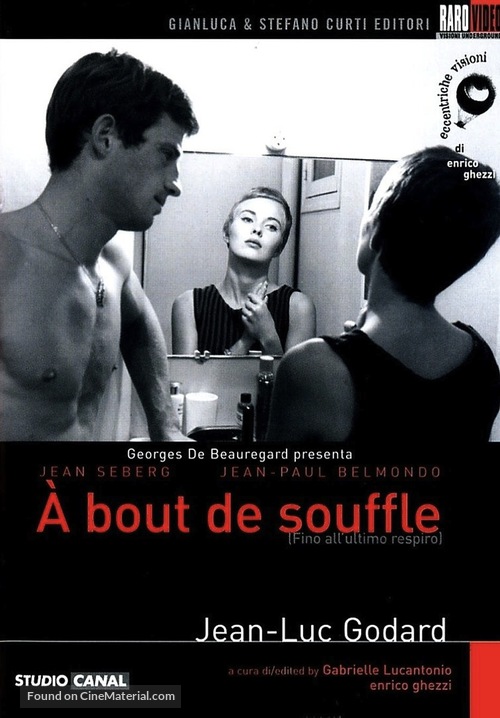 &Agrave; bout de souffle - Italian DVD movie cover