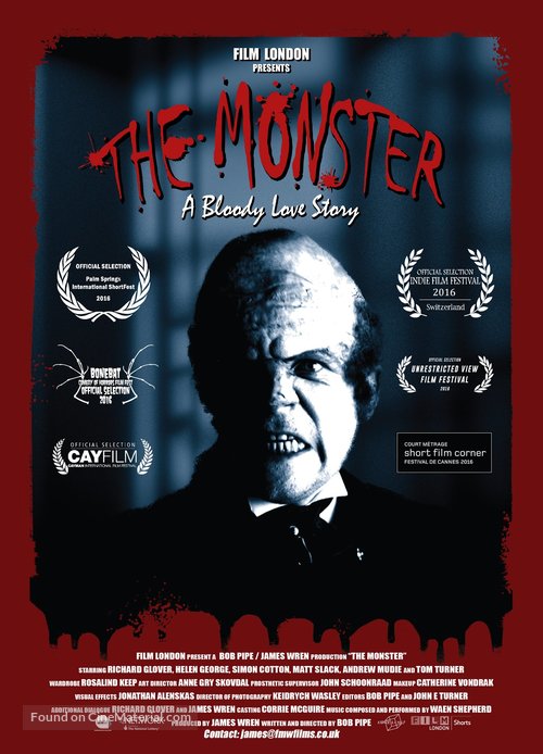 The Monster - British Movie Poster