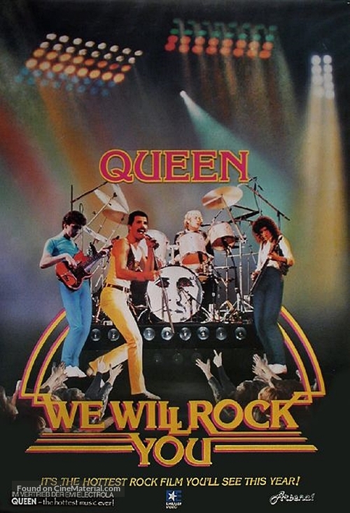We Will Rock You: Queen Live in Concert - German Movie Poster
