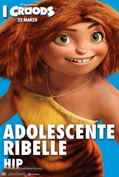 The Croods - Italian Movie Poster