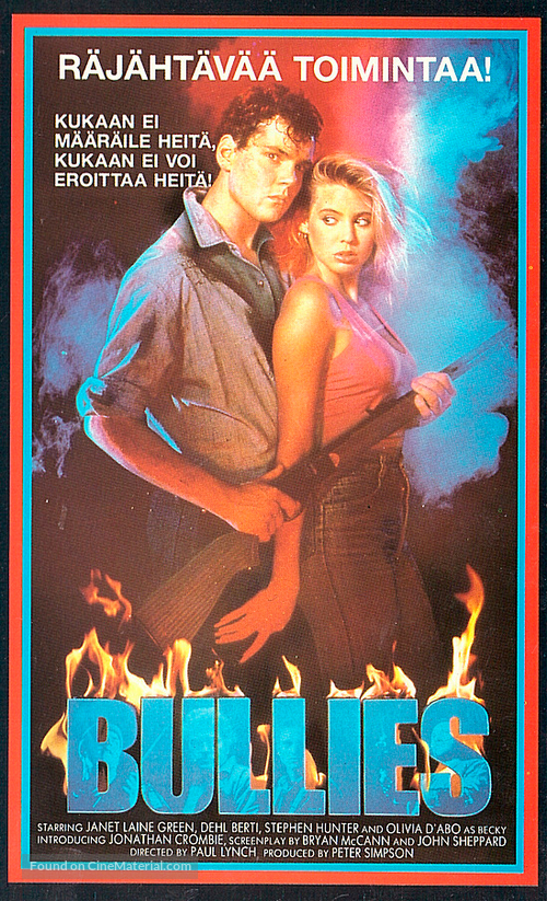 Bullies - Finnish VHS movie cover