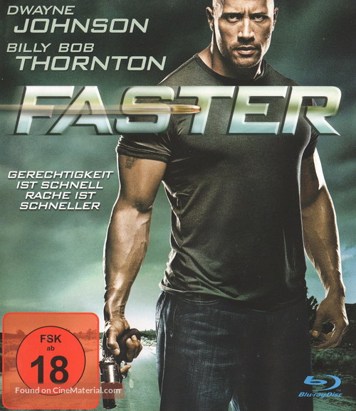 Faster - German Blu-Ray movie cover