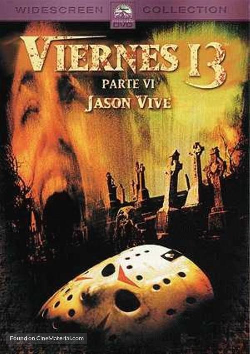 Friday the 13th Part VI: Jason Lives - Spanish Movie Cover