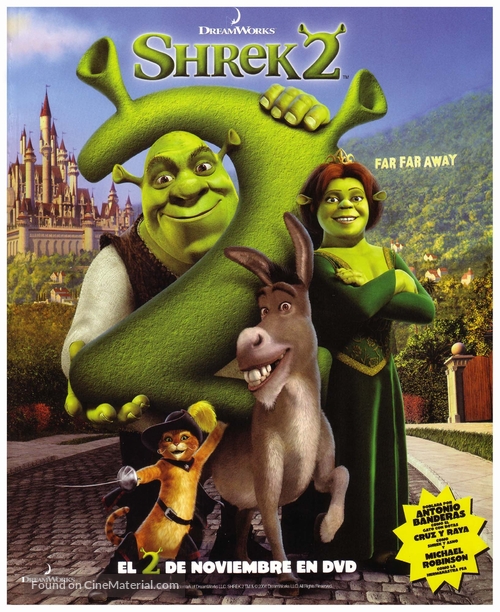 Shrek 2 - Spanish Video release movie poster