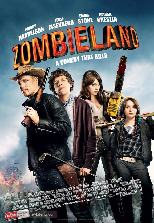 Zombieland - Australian Movie Poster