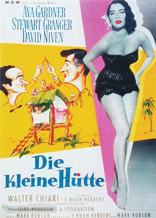 The Little Hut - German Movie Poster
