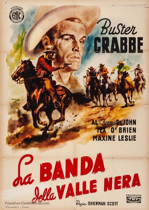 Sheriff of Sage Valley - Italian Movie Poster