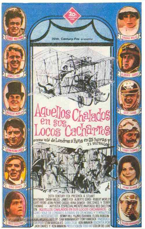 Those Magnificent Men In Their Flying Machines - Spanish Movie Poster