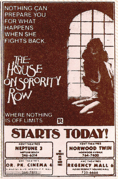 The House on Sorority Row - poster