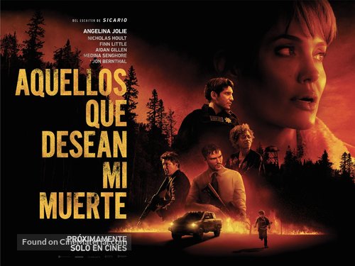Those Who Wish Me Dead - Chilean Movie Poster
