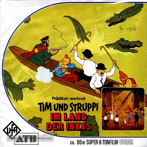 Tintin et le temple du soleil - German Movie Cover