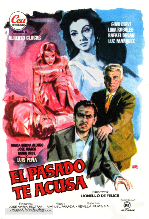 El pasado te acusa - Spanish Movie Poster