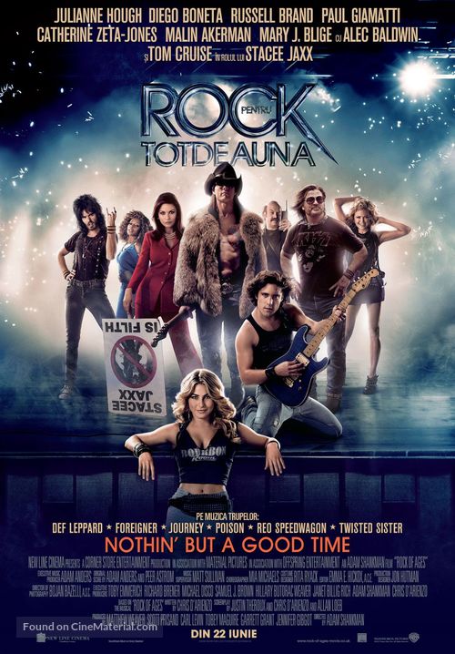 Rock of Ages - Romanian Movie Poster