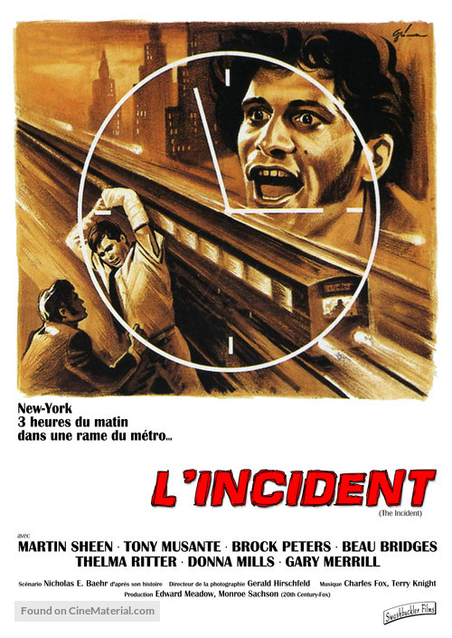 The Incident - French Movie Poster