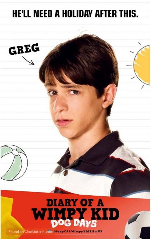 Diary of a Wimpy Kid: Dog Days - British Movie Poster
