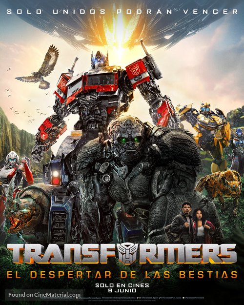 Transformers: Rise of the Beasts - Spanish Movie Poster