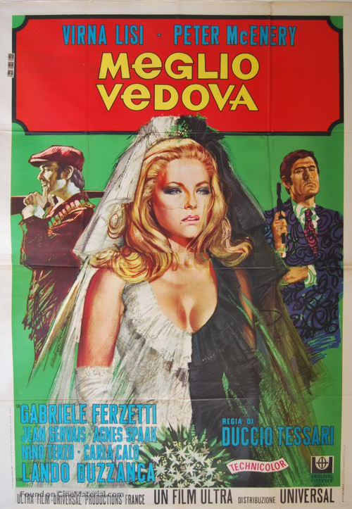 Meglio vedova - Italian Movie Poster