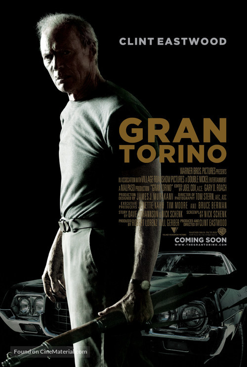 Gran Torino - Advance movie poster