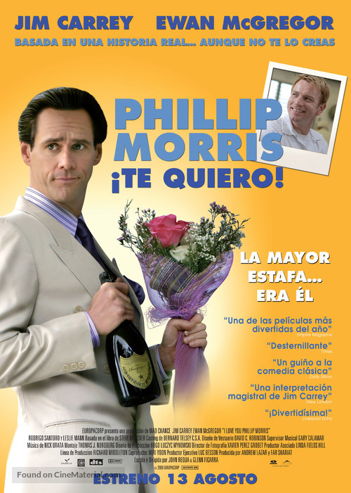 I Love You Phillip Morris - Spanish Movie Poster
