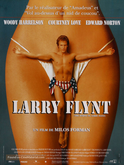 The People Vs Larry Flynt - French Movie Poster
