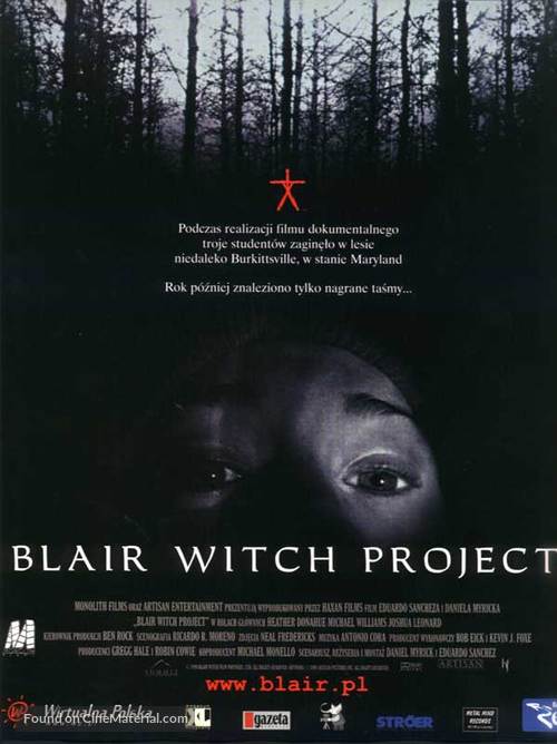 The Blair Witch Project - Polish Movie Poster