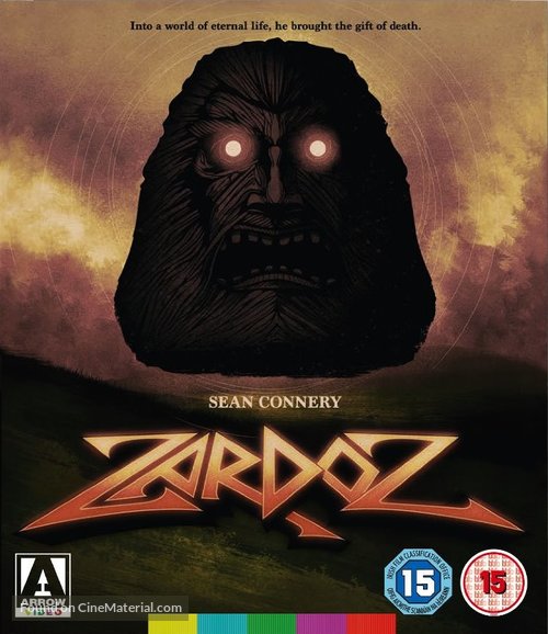 Zardoz - British Blu-Ray movie cover