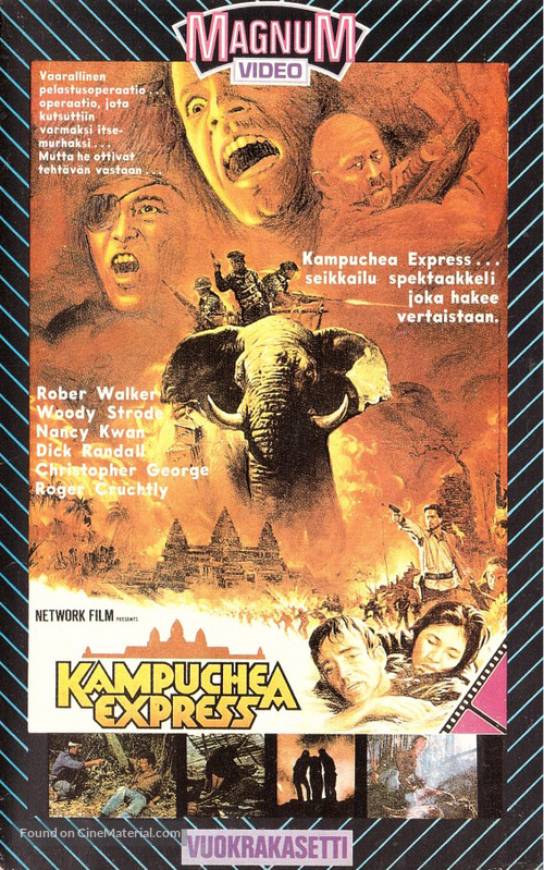 Angkor: Cambodia Express - Finnish VHS movie cover